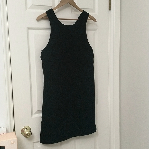 Mango Basics sleeveless black dress with crossed straps in back - Picture 3 of 4